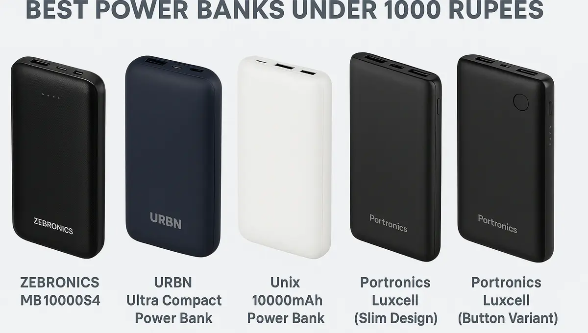 Best Power Bank under 1000 Rupees